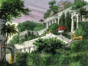 بناء حدائق بابل المعلقة