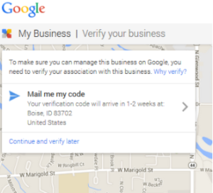 اختيار الفئة أثناء تسجيل نشاط تجاري على خريطة جوجل