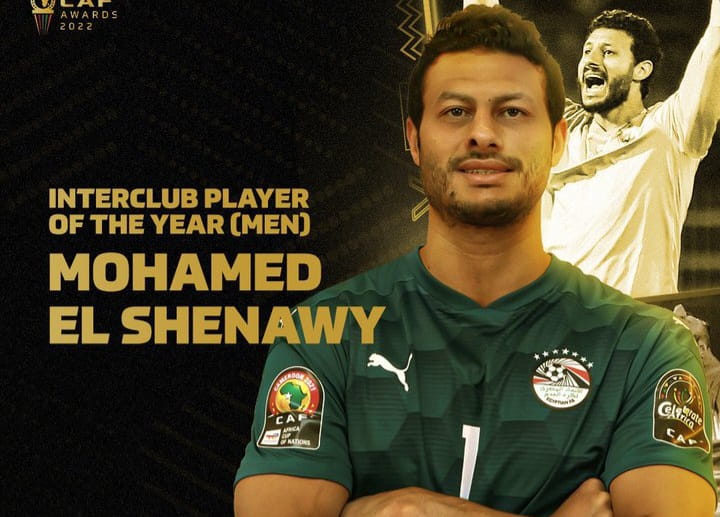 محمد الشناوي أفضل لاعب محلي في افريقيا
