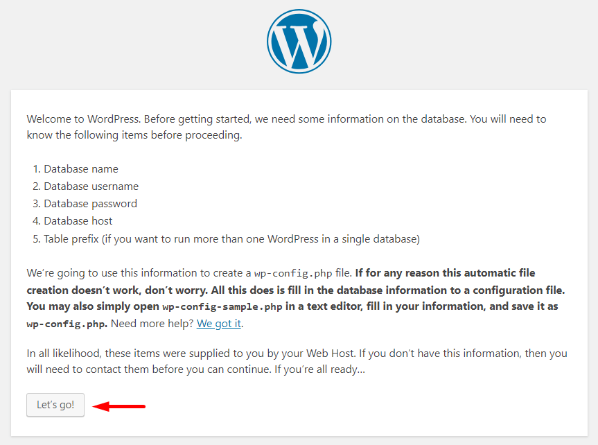 تثبيت WordPress على السيرفر المحلي